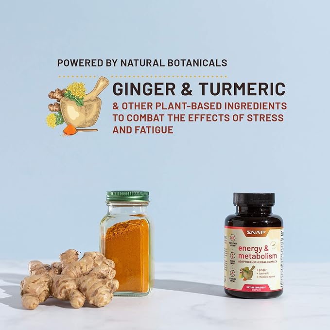 Metabolism and Natural Energy Supplements 60 Capsules