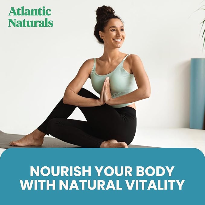 Atlantic Naturals Organic Sea Moss Capsules | Immune System, Thyroid Health, Beautiful Skin and Digestion Multivitamin Supplement | 120 Irish Sea Moss Capsules | Better Than Gel Powder