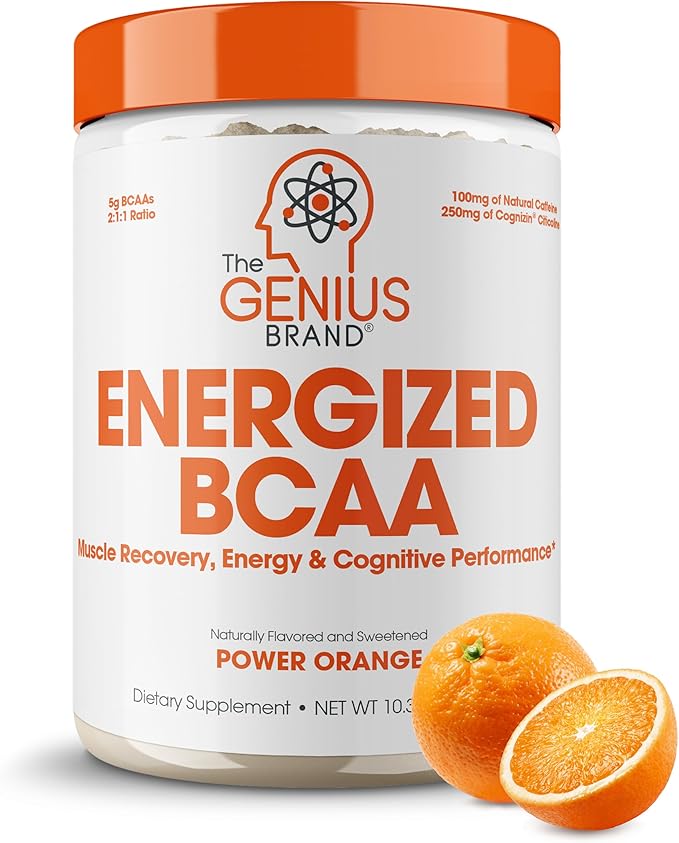Genius BCAA Energy Powder, Orange