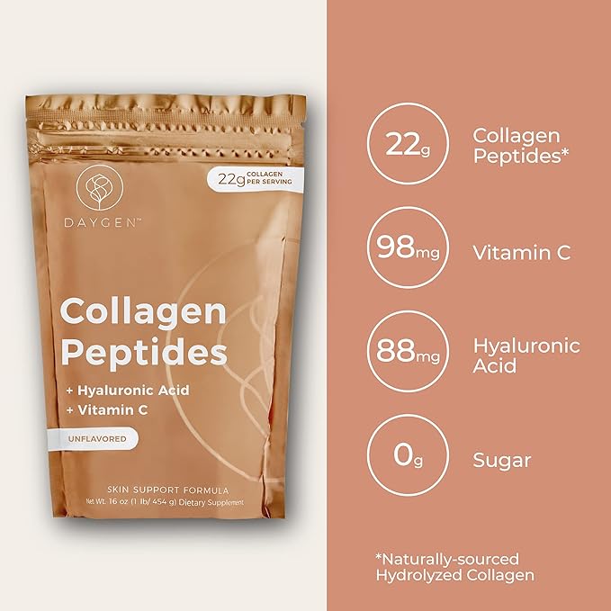 Collagen Peptides Powder with Hyaluronic Acid 16oz