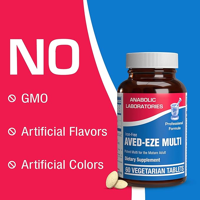 Iron Free Daily Multivitamin for Men 60 Tablets