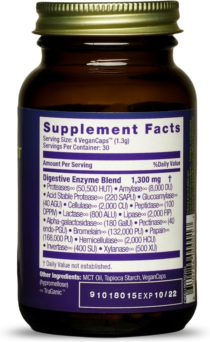 HEALTHFORCE SUPERFOODS Digestion Enhancement Enzymes 120 Vegan 2)