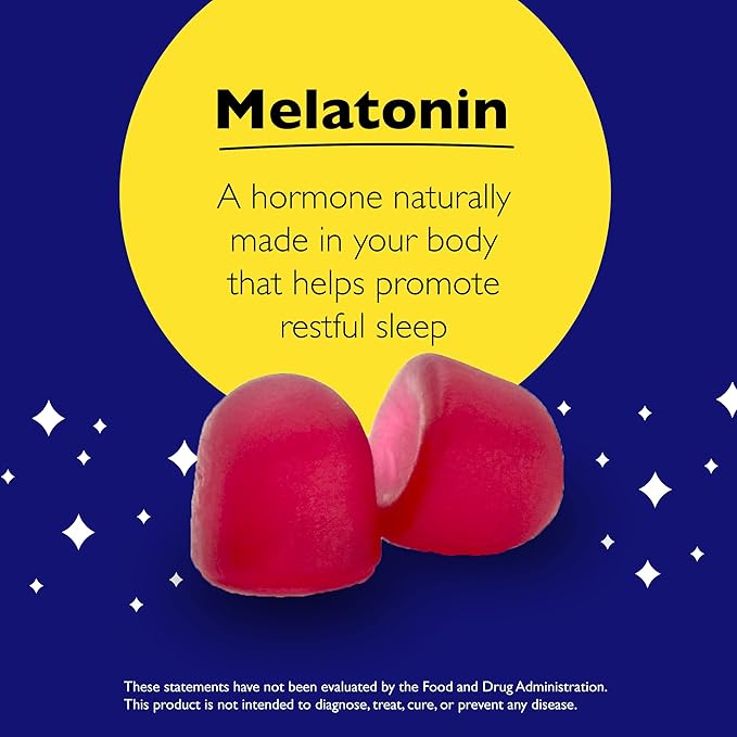 Bach RESCUE PLUS Melatonin Sleep Gummies, 3 Pack, 180 Count