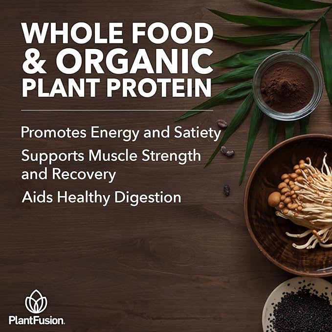 Organic Vegan Protein Powder 18.5 oz, 21 Servings