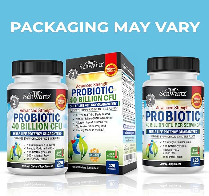Daily Probiotic Supplement 40 Billion CFU 120 ct
