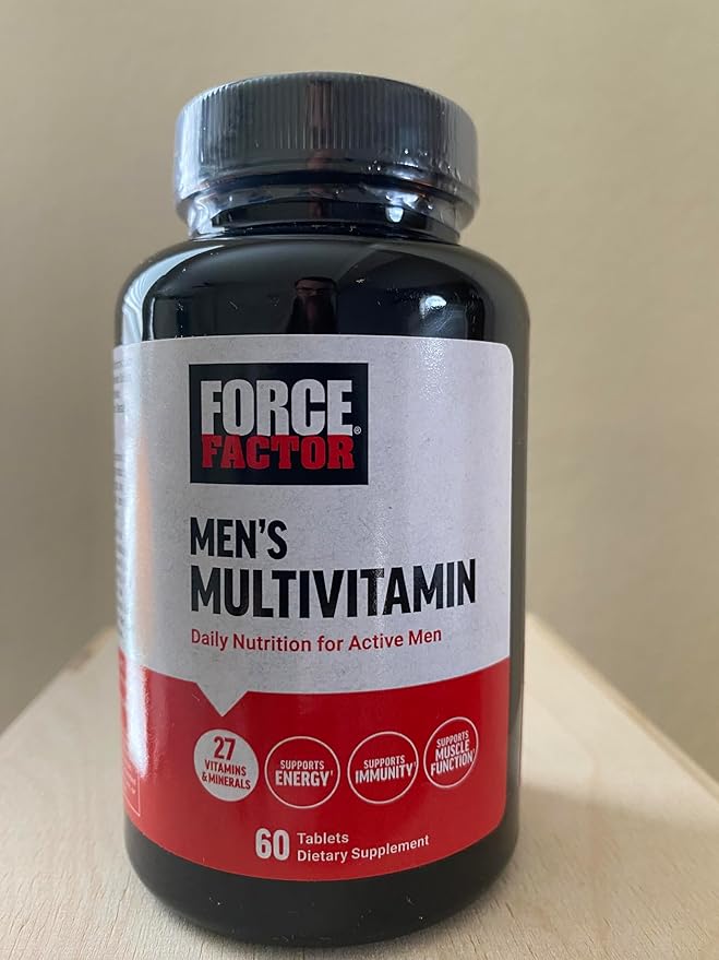 Force Factor Men’s Multivitamins, Multivitamin 27 Vitamins 60 Tablets