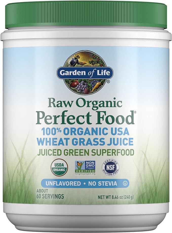 Garden of Life Raw 100% Organic 60 Servings 8.46 Oz
