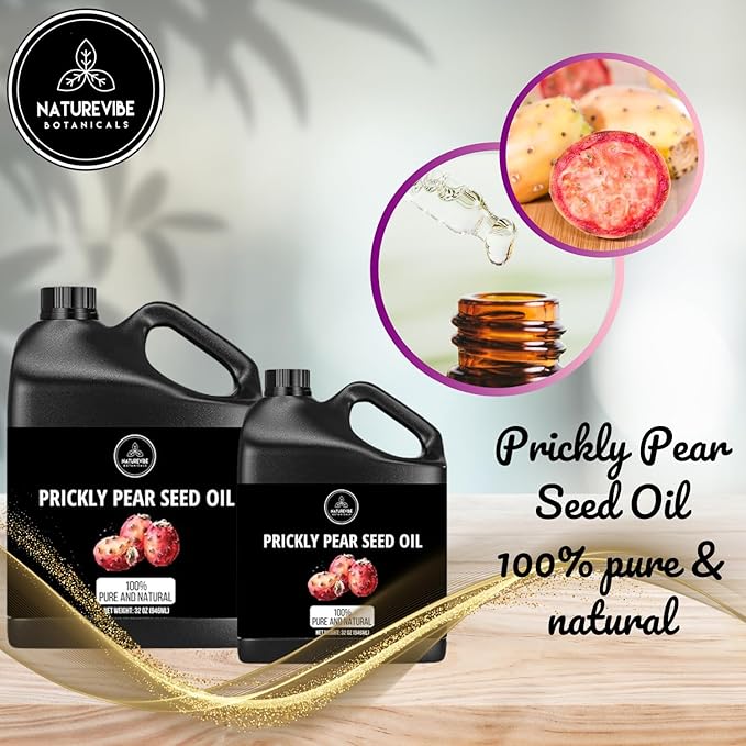 Naturevibe Botanicals Prickly Pear Oil 32 Ounces 100% Pure