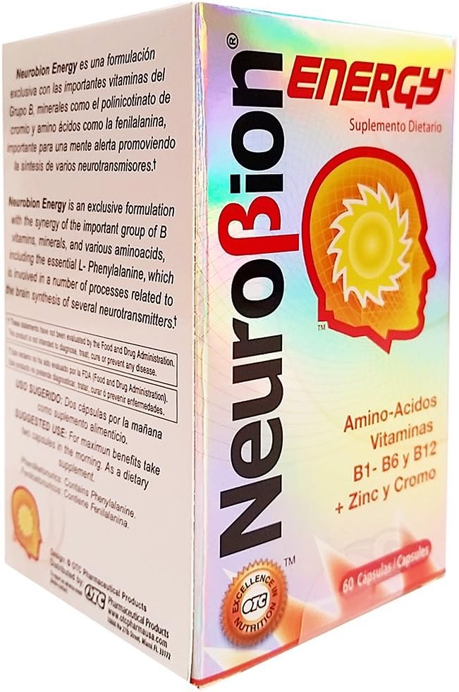 Neurobion, Energy Amino Acids, 60 Count 3)