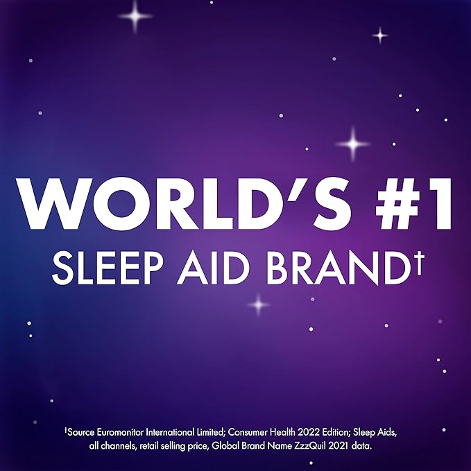 ZzzQuil, Nighttime Sleep Aid LiquiCaps, 25 No.1 Sleep-Aid 72 Count