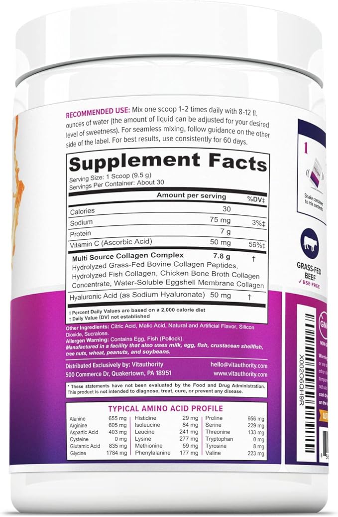 Multi Collagen Peptides Powder for Women