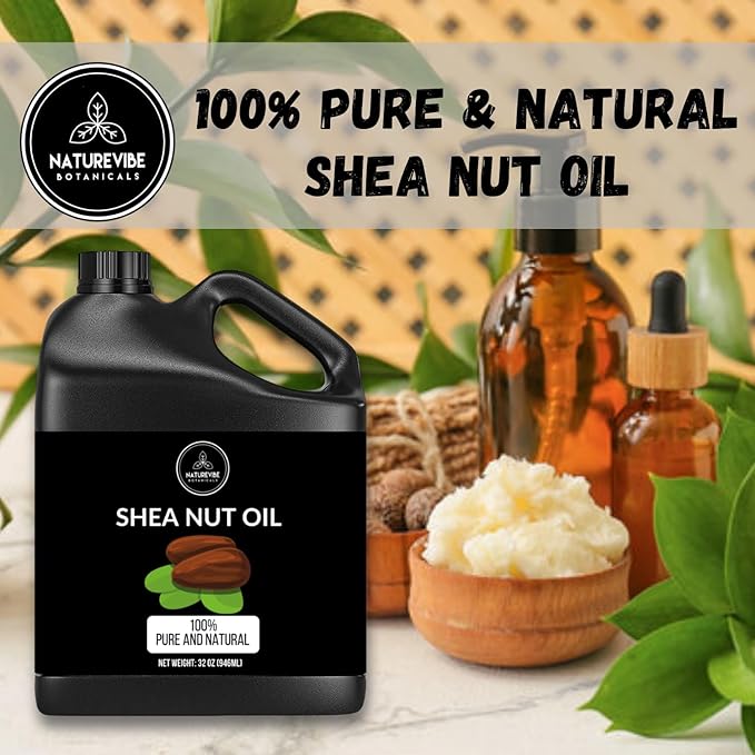 Naturevibe Botanicals Shea Nut Oil 32 Ounces 100% Pure