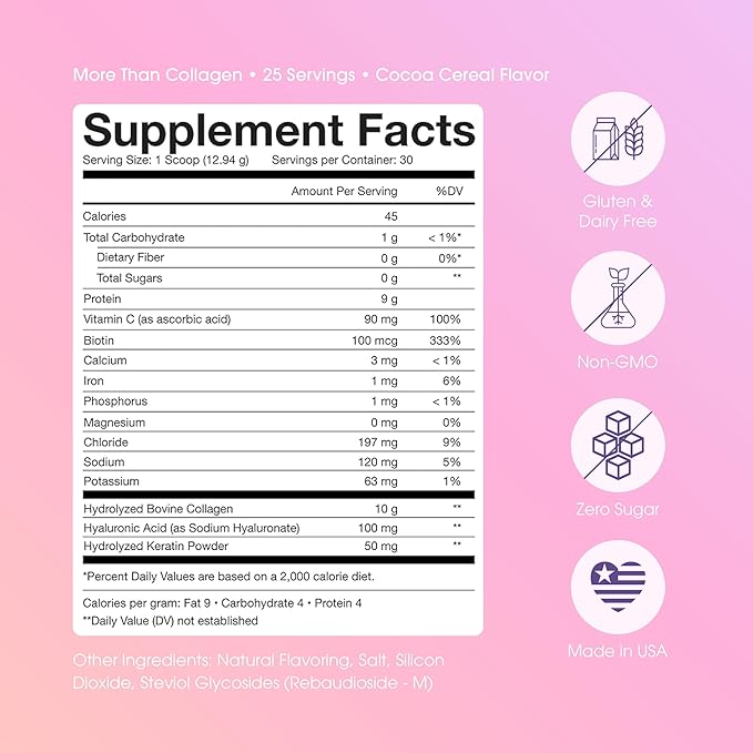 Obvi More Than Collagen Powder 30 Servings