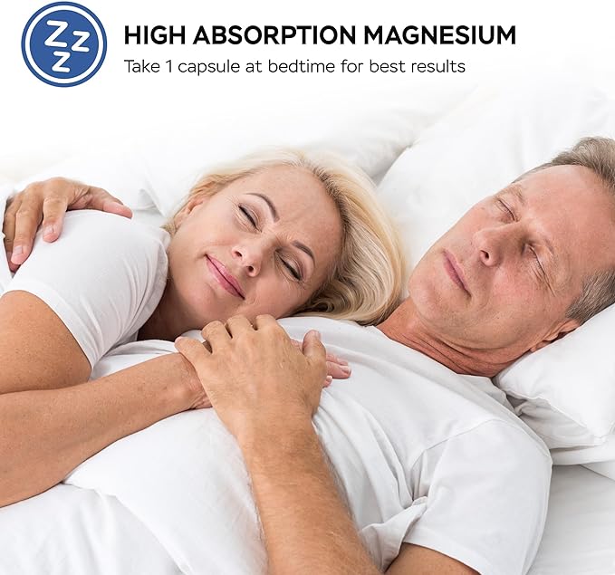 Magnesium Supplement Complex MGSPORT- High Absorption with Vitamins B6, D, E - Relieves Leg Cramps & Muscle Support - 60 Servings