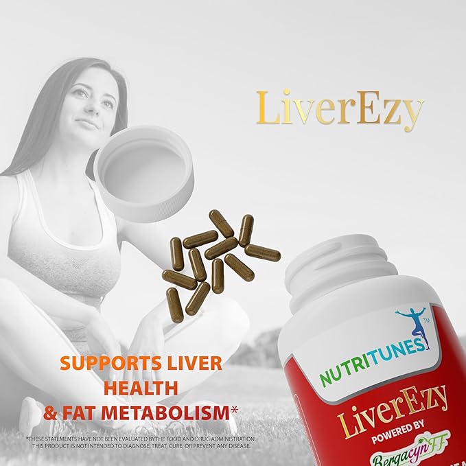 LiverEzy Liver Support & Fat Metabolism 30 Capsules, 30-Day Supply
