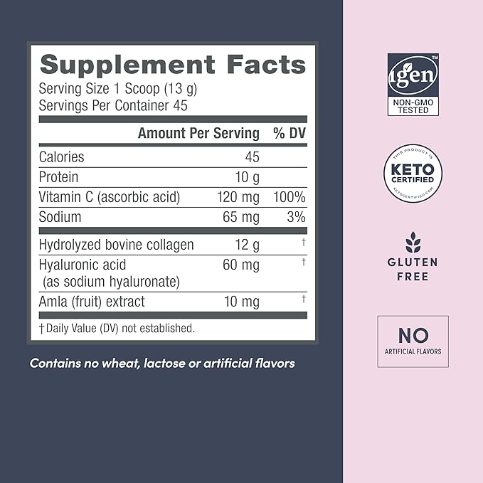 NeoCell Super Collagen Powder, Collagen Plus 1 & 3, 12g 12g Collagen 20.6 Oz