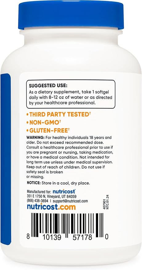 Nutricost Vitamin A 10,000 IU, 500