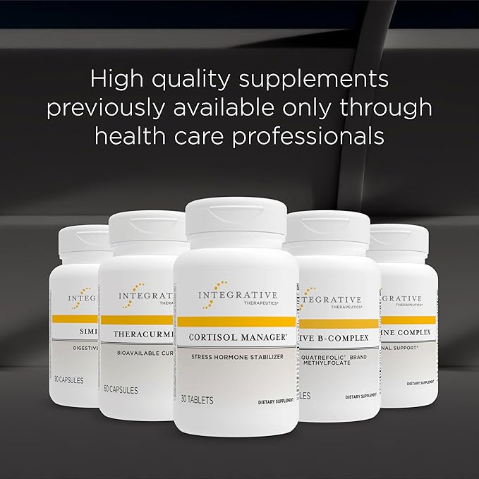 Integrative Therapeutics Active B-Complex - Energy Metabolism Support* - B-Complex Vitamin Supplement with 8 B-Vitamins, Vitamin B12, Folate, Choline - 60 Capsules - 2 Pack