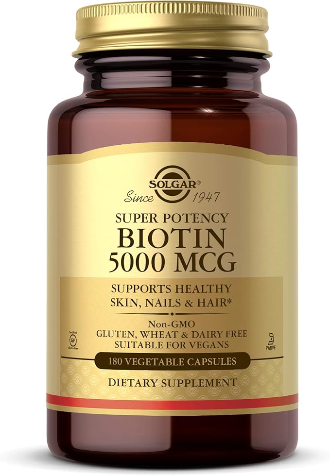 Solgar Biotin 5000 mcg 180 Count