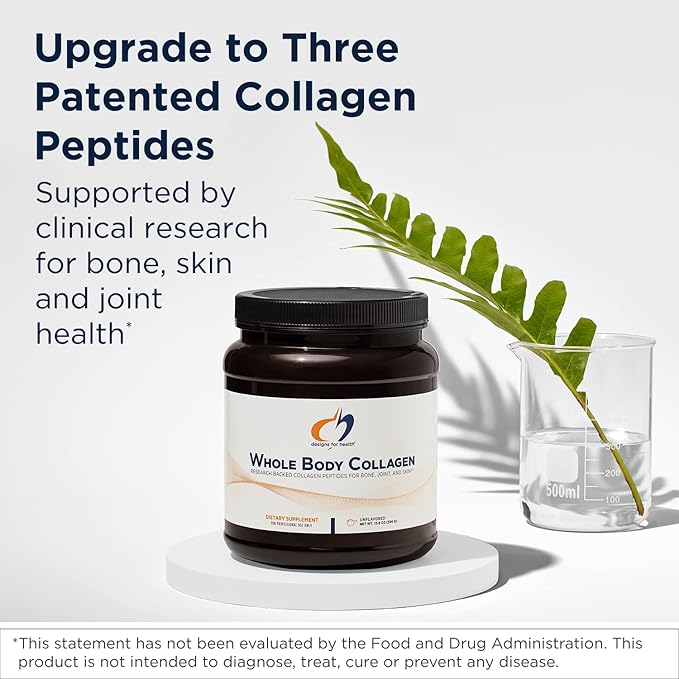 Designs for Health Whole Body Collagen Powder (30 Servings)