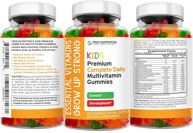 Premium Kids Multivitamin Gummies with Vitamin