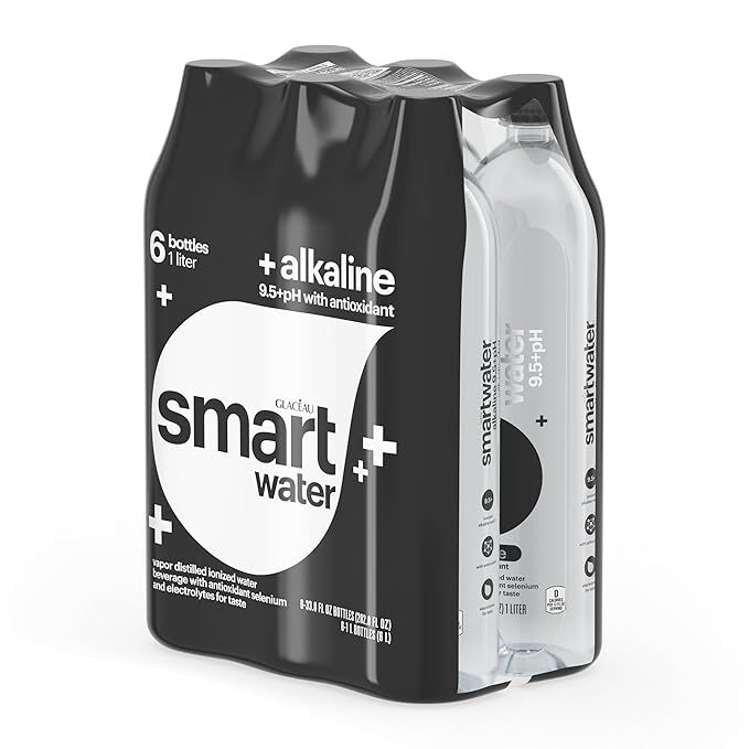Smartwater alkaline with antioxidant 1L 6pk