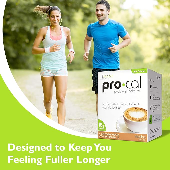 Pro-Cal Pudding/Shake Mix, Low Calorie Protein 15g Protein, 7 Packets