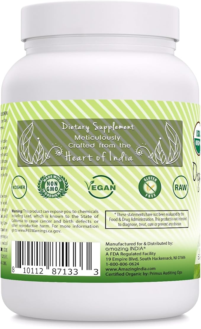Amazing India USDA Certified Organic Whole (24 Oz)