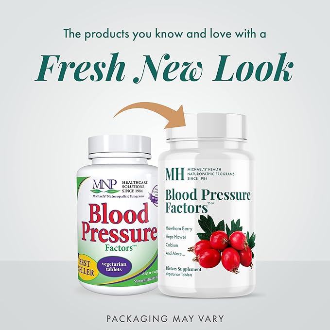 Michael's Health Naturopathic Programs Blood Pressure Factors 60 Vegetarian 20 Servings