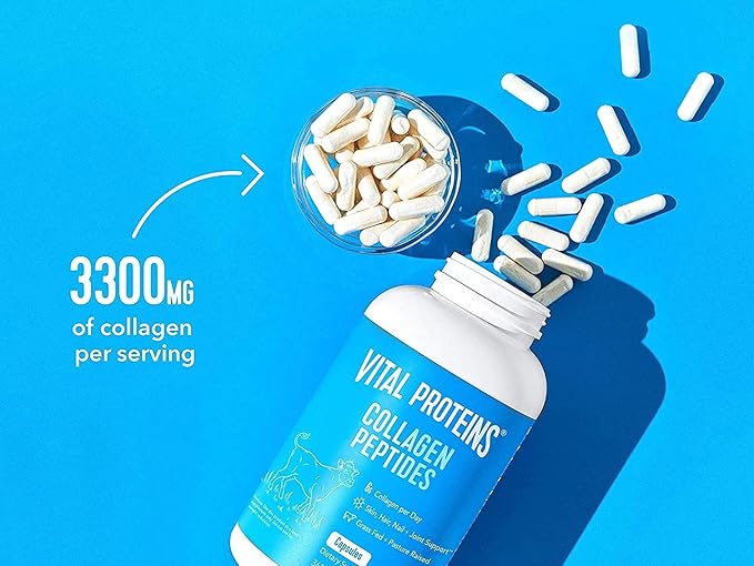 Vital Proteins Collagen Pills Supplement (Type 360 Collagen 3300mg Serving