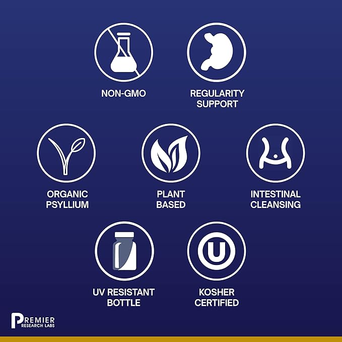 Premier Research Labs Psyllium Fiber 180 Plant-Source