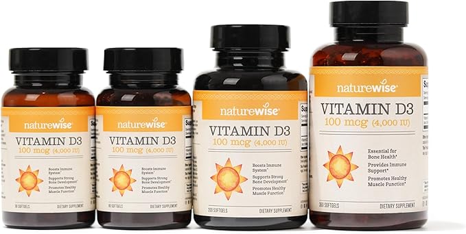 NatureWise Vitamin D3 4000iu (100 mcg) 360 Count