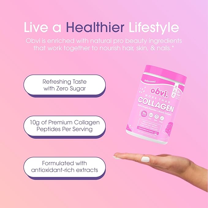 Obvi More Than Collagen Powder 30 Servings