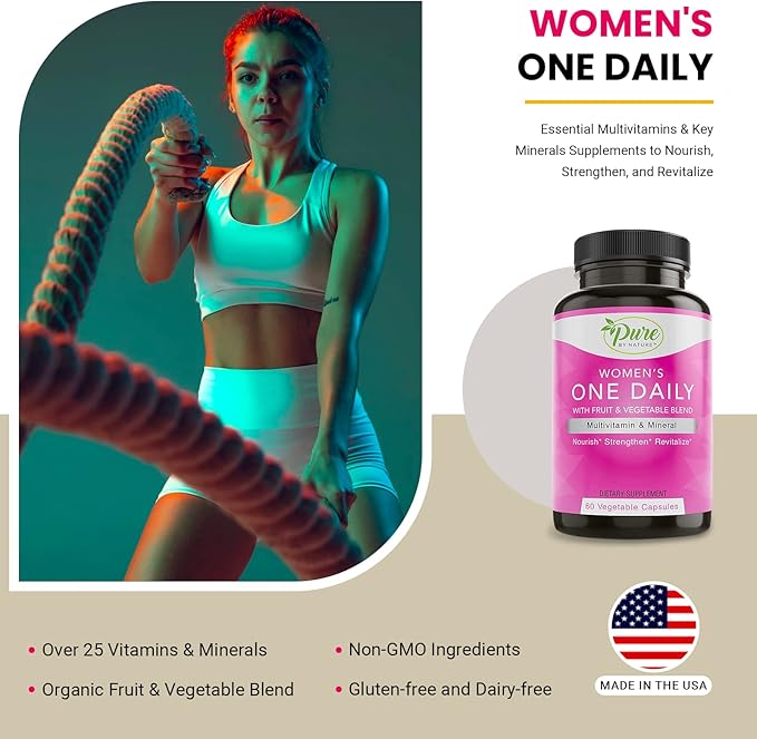 Pure By Nature One-Daily Multivitamin 60 Veggie