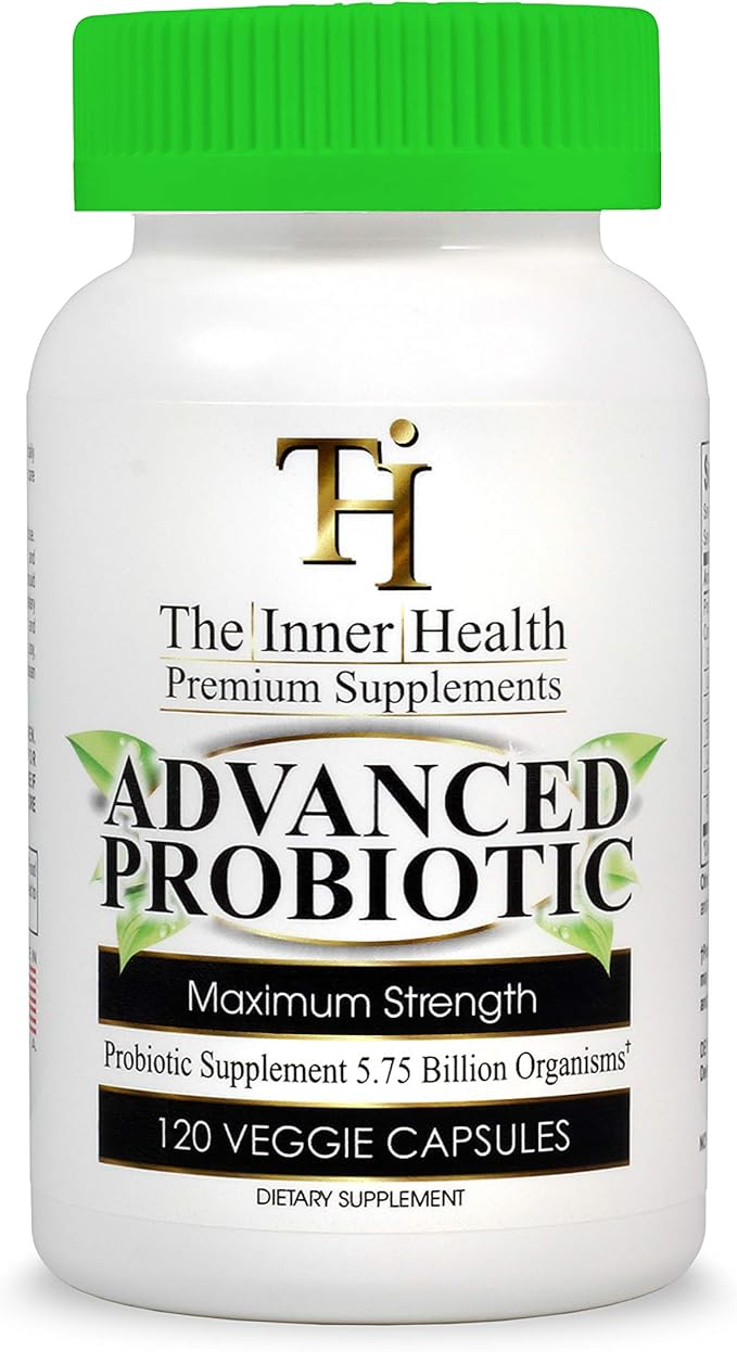 PROBIOTIC Supplement 5.75 Billion Organisms-Bacillus Subtilis L.Plantarum-120 Caps