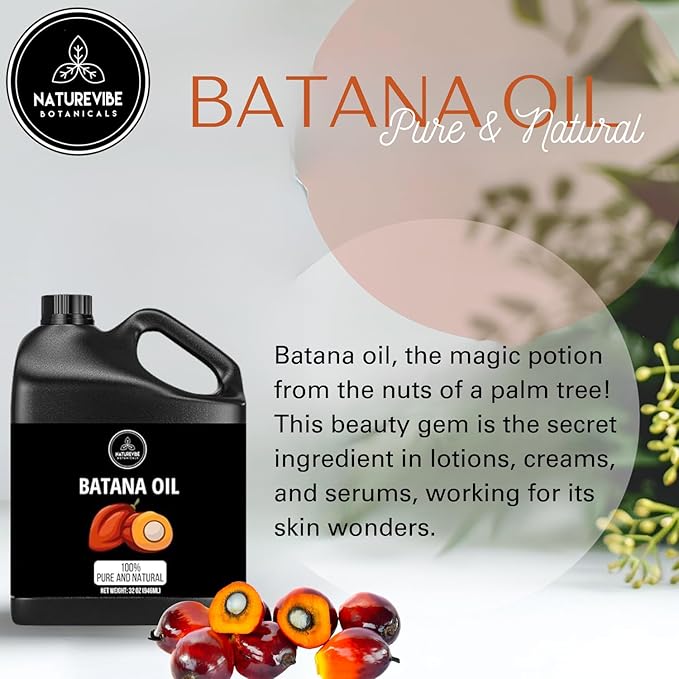 Naturevibe Botanicals Batana Oil 32 Ounces 100% Pure