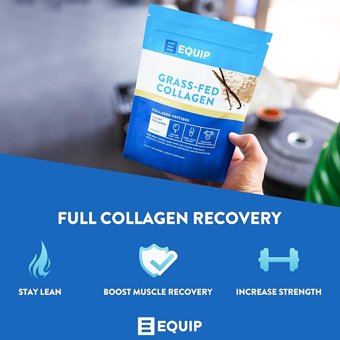 Equip Foods Grass Fed Collagen 100% Hydrolyzed 1.11 Pound,