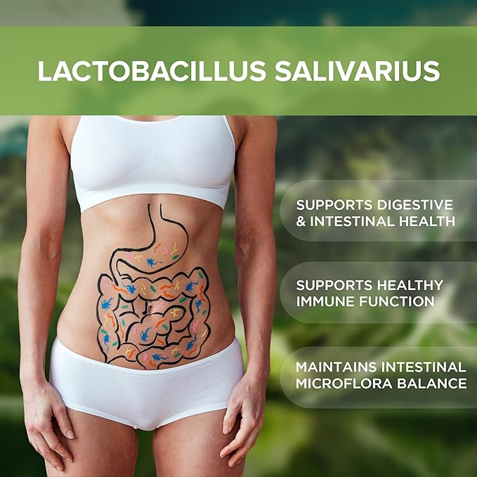Lactobacillus Salivarius Probiotic Supplement 240 Tablets 3 Billion (240, Lactobacillus