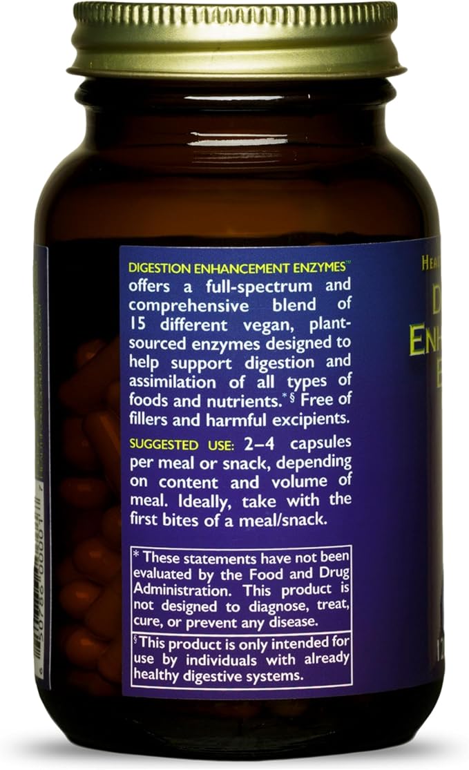 HEALTHFORCE SUPERFOODS Digestion Enhancement Enzymes 120 Vegan