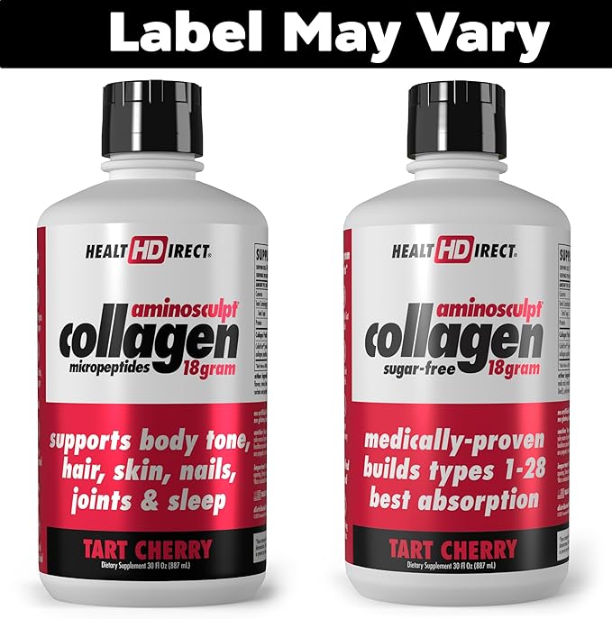 HEALTH DIRECT AminoSculpt Sugar-Free Collagen Supplement 30 Fl