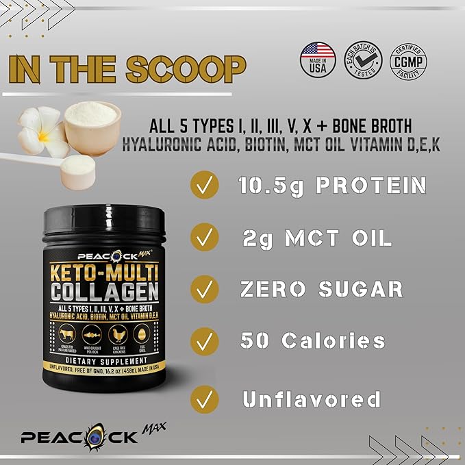 Keto Multi Collagen 5 Types 16.2 oz