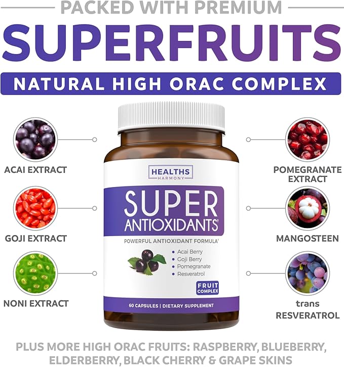 Super Antioxidants Supplement 120 Capsules