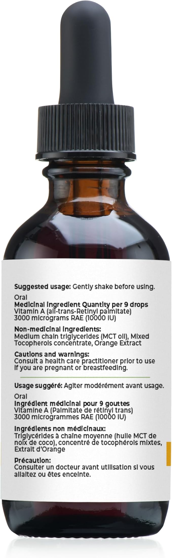 Why Not Natural Vitamin A Drops 10000 IU 1 oz
