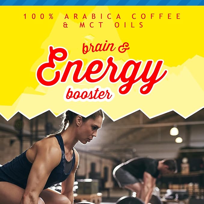 The Frozen Bean - Caramel Macchiato Keto Instant Coffee Mix with Low Sugar, MCT Oils, Improves Focus and Energy, and Increase Metabolism - 20 Single Serve Sticks