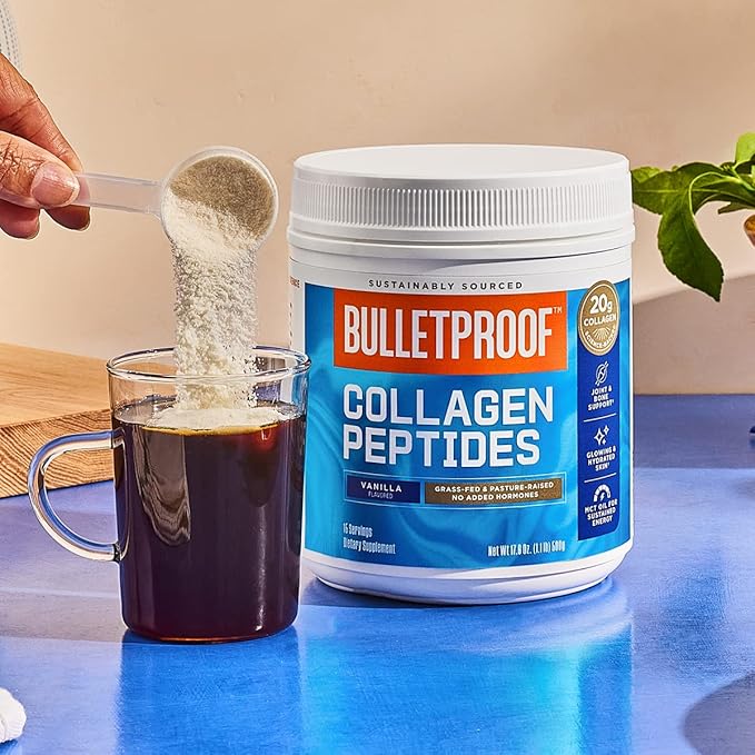 Bulletproof Vanilla Collagen Peptides Powder 14.3 Ounces,
