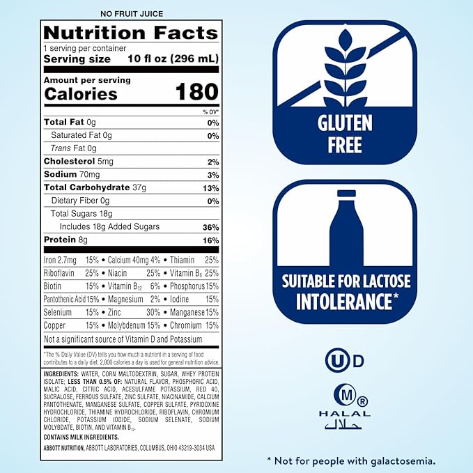 Ensure Clear Mixed Fruit Nutritional Drink | 8g Protein, 15 Vitamins & Minerals | Ready-to-Drink | Refreshing Taste | 10 fl oz -12 Pack