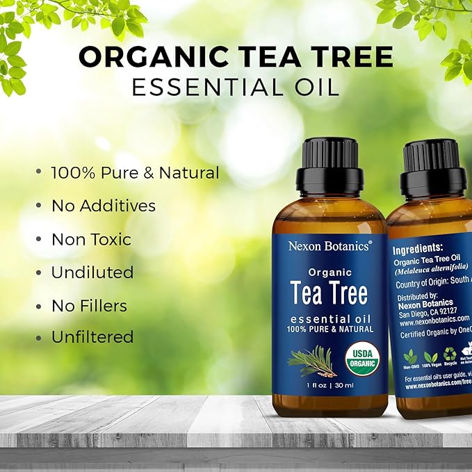 Organic Tea Tree Oil 30 ml 100% Natural,