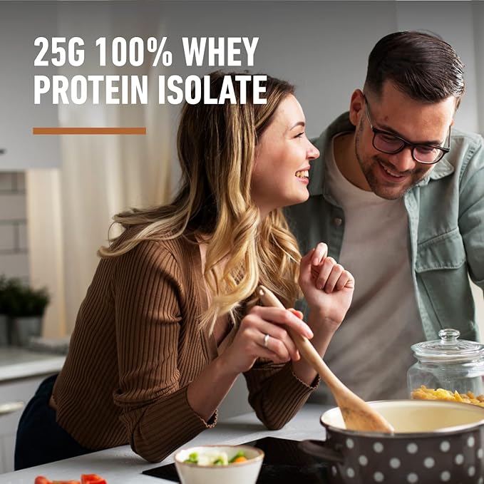 Isopure Low Carb 100% Pure Whey Isolate Protein Powder, Lactose Free, Gluten Free, With Vitamins, Chocolate Peanut Butter, 25g Protein Per Serving, 3 Lbs, 40 Servings
