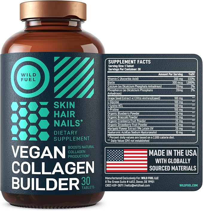 WILD FUEL Vegan Collagen Builder 30 Organic