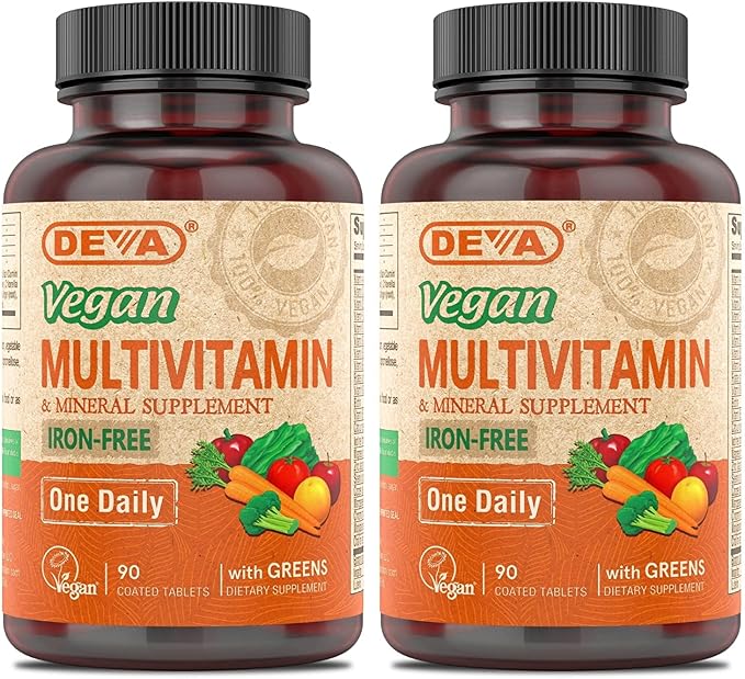 DEVA Vegan Multivitamin and Mineral Supplement 90 Coated 2)